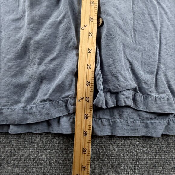 Tommy Bahama Short Sleeve Silk Floral XL Blue Hawaiian Mens Shirt Button Up - Picture 4 of 13